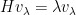 {Hv_\lambda = \lambda v_{\lambda}}