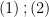 displaystyle left( 1 right);left( 2 right)