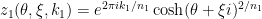 z_1(\theta,\xi,k_1)=e^{2\pi i k_1 / n_1}\cosh(\theta+\xi i)^{2/n_1}