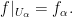 f|_{U_{\alpha}}=f_{\alpha}.