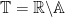 \mathbb{T}=\mathbb{R} \backslash \mathbb{A}