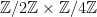 \mathbb{Z}/2\mathbb{Z} \times \mathbb{Z}/4\mathbb{Z} 