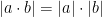 |a \cdot b|=|a| \cdot |b|