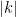 |k|