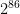 2^{86}