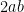 2ab