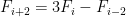 F_{i+2}=3F_i-F_{i-2}