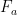 F_a