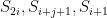 S_{2i},S_{i+j+1},S_{i+1}