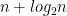 n+log_2n