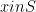x  in S