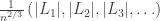 \frac{1}{n^{2/3}} \left( |L_1|, |L_2|, |L_3|,\ldots \right)