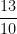 \dfrac{13}{10}