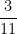 \dfrac{3}{11}
