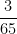 \dfrac{3}{65}