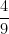 \dfrac{4}{9}