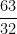 \dfrac{63}{32}