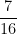 \dfrac{7}{16}