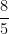 \dfrac{8}{5}