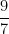 \dfrac{9}{7}