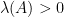 \lambda(A)>0