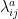 \lambda^{a}_{ij} 
