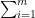 \sum_{i=1}^m