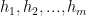 {h_1,h_2,...,h_m}