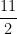  \dfrac{11}{2} 