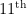 11\textsuperscript{th}