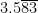 3.5 \overline{83}
