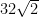 32\sqrt{2}