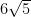 6\sqrt{5}