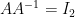 AA^{-1}=I_{2}