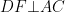 DF \bot AC