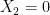 X_{2}=0