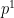 p^ {1}