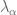 \lambda_\alpha