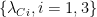 \{ \lambda_{Ci},i=1,3 \} 