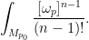 \displaystyle \int_{M_{p_0}} \frac{[\omega_p]^{n-1}}{(n-1)!}.