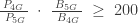 \frac{\; P_{4G} \;}{\; P_{5G}} \; \cdot \; \frac{\; B_{5G} \;}{\; B_{4G}} \; \geq \; 200