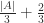 \frac{|A|}{3}+ \frac{2}{3}