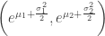 \left(e^{\mu _1+\frac{\sigma _1^2}{2}}, e^{\mu _2+\frac{\sigma _2^2}{2}}\right)