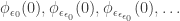 \phi_{\epsilon_0}(0), \phi_{\epsilon_{\epsilon_0}}(0), \phi_{\epsilon_{\epsilon_{\epsilon_0}}}(0),  \dots 