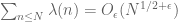 \sum_{n \leq N} \lambda(n) = O_\epsilon(N^{1/2+\epsilon})