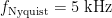 {{f}_{\text{Nyquist}}}=\text{5 kHz}