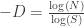 -D=\frac{\log\left(N\right)}{\log\left(S\right)}