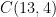 C(13, 4) 