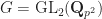 G=\mathrm{GL}_2(\mathbf{Q}_{p^2})