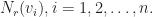 N_r(v_i), i=1,2,\dots,n.